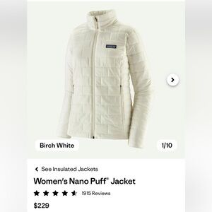 Patagonia Nano puffer jacket , women’s size M, EUC